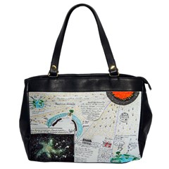 Neutrino Gravity, Oversize Office Handbag (two Sides) by creationtruth