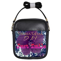 Beautiful Day Just Smile Girl s Sling Bag by SharoleneCollection