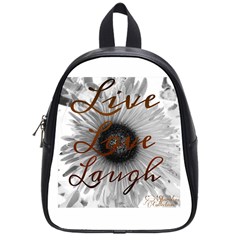 Live Love Laugh School Bag (small) by SharoleneCollection