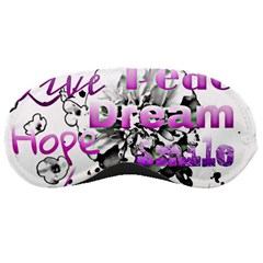 Live Peace Dream Hope Smile Love Sleeping Mask by SharoleneCollection