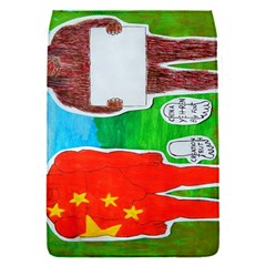 2 Yeh Ren,text & Flag In Forest  Removable Flap Cover (small)