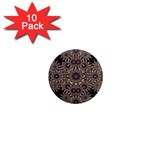 Luxury Ornament Refined Artwork 1  Mini Button Magnet (10 pack) Front