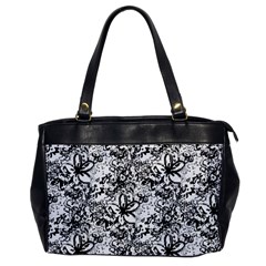  Flower Lace Oversize Office Handbag (one Side) by rokinronda
