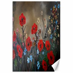 Poppy Garden Canvas 20  X 30  (unframed)