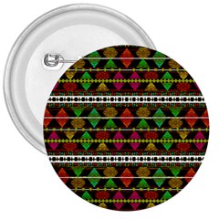 Aztec Style Pattern 3  Button by dflcprints