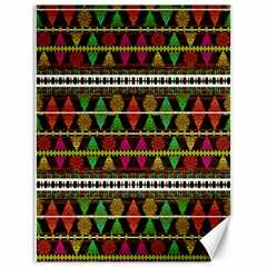 Aztec Style Pattern Canvas 18  X 24  (unframed) by dflcprints