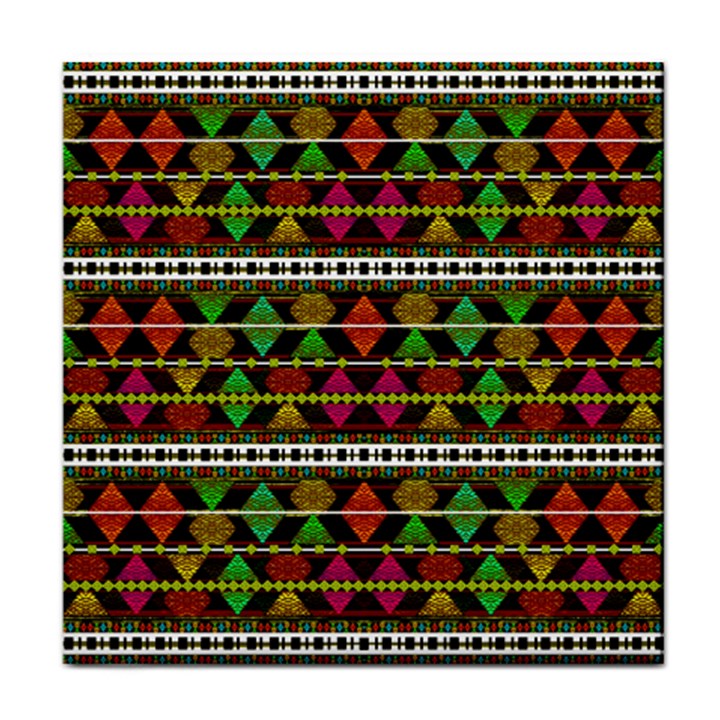 Aztec Style Pattern Face Towel