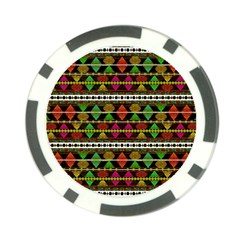 Aztec Style Pattern Poker Chip (10 Pack) by dflcprints