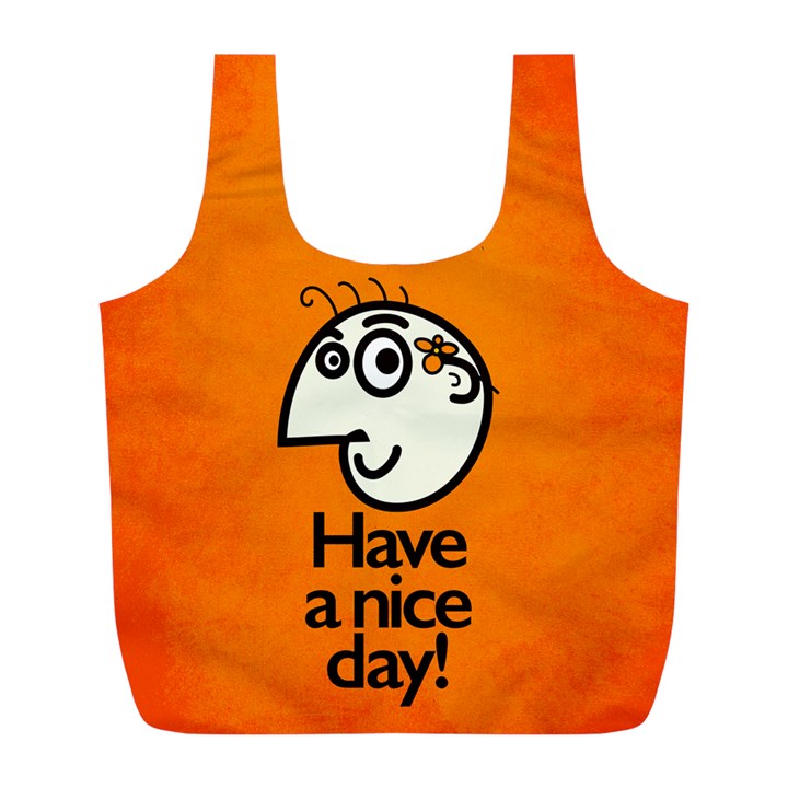 Have A Nice Day Happy Character Reusable Bag (L)