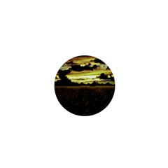 Dark Meadow Landscape  1  Mini Button by dflcprints