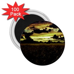 Dark Meadow Landscape  2 25  Button Magnet (100 Pack) by dflcprints