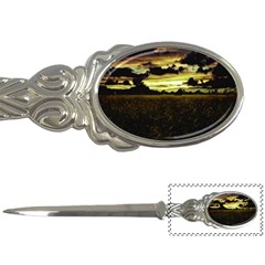 Dark Meadow Landscape  Letter Opener by dflcprints