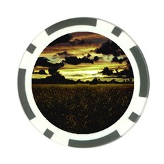 Dark Meadow Landscape  Poker Chip