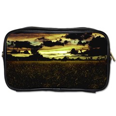 Dark Meadow Landscape  Travel Toiletry Bag (two Sides) by dflcprints
