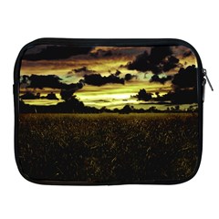 Dark Meadow Landscape  Apple Ipad Zippered Sleeve by dflcprints