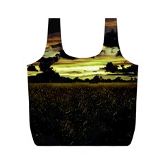 Dark Meadow Landscape  Reusable Bag (m)