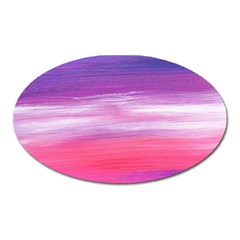 Abstract In Pink & Purple Magnet (oval) by StuffOrSomething