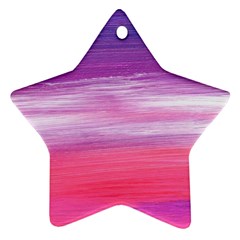 Abstract In Pink & Purple Star Ornament (two Sides) by StuffOrSomething