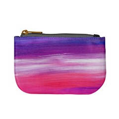 Abstract In Pink & Purple Coin Change Purse by StuffOrSomething