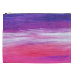 Abstract In Pink & Purple Cosmetic Bag (xxl) by StuffOrSomething