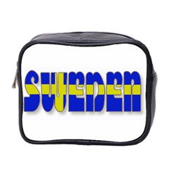 Flag Spells Sweden Mini Travel Toiletry Bag (two Sides) by StuffOrSomething