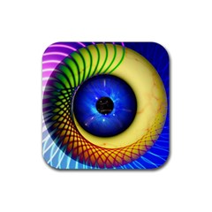 Eerie Psychedelic Eye Drink Coaster (square)
