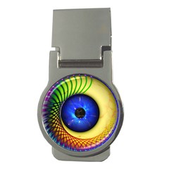 Eerie Psychedelic Eye Money Clip (round)