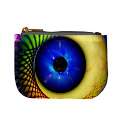 Eerie Psychedelic Eye Coin Change Purse