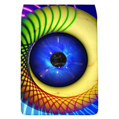 Eerie Psychedelic Eye Removable Flap Cover (large)