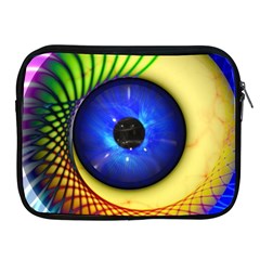 Eerie Psychedelic Eye Apple Ipad Zippered Sleeve