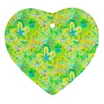 Summer Fun Heart Ornament (Two Sides) Front