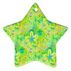 Summer Fun Star Ornament (two Sides) by rokinronda