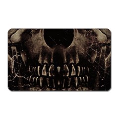 Skull Poster Background Magnet (rectangular) by dflcprints