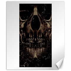 Skull Poster Background Canvas 20  X 24  (unframed) by dflcprints