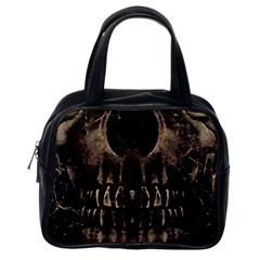 Skull Poster Background Classic Handbag (one Side) by dflcprints