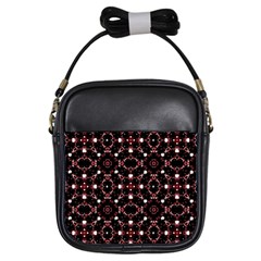 Futuristic Dark Pattern Girl s Sling Bag by dflcprints