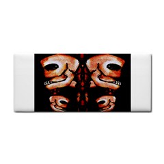 Skull Motif Ornament Hand Towel by dflcprints