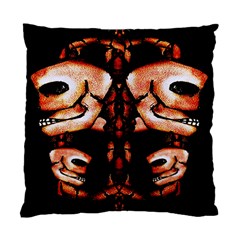 Skull Motif Ornament Cushion Case (single Sided)  by dflcprints