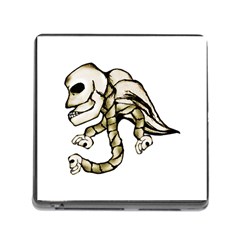 Angel Skull Memory Card Reader With Storage (square) by dflcprints
