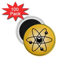 Atom Symbol 1 75  Button Magnet (100 Pack) by StuffOrSomething