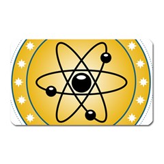 Atom Symbol Magnet (rectangular) by StuffOrSomething