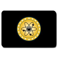 Atom Symbol Large Door Mat by StuffOrSomething