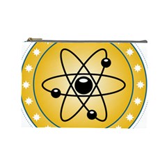 Atom Symbol Cosmetic Bag (large) by StuffOrSomething