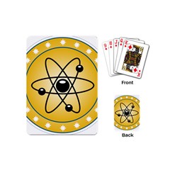 Atom Symbol Playing Cards (mini) by StuffOrSomething