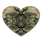 Winter Colors Collage Mouse Pad (Heart) Front