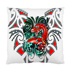 Tribal Dragon Cushion Case (single Sided)  by TheWowFactor