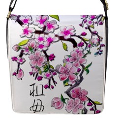 Cherry Bloom Spring Flap Closure Messenger Bag (small) by TheWowFactor