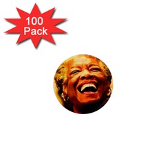 Angelou 1  Mini Button Magnet (100 Pack) by Dimension