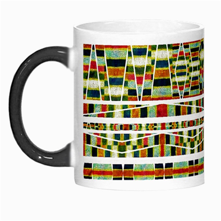 Aztec Grunge Pattern Morph Mug