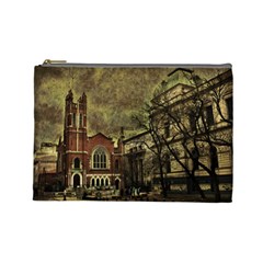 Dark Citiy Cosmetic Bag (large) by dflcprints
